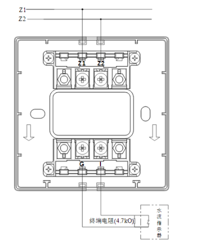 山西山西海湾消防GST-LD-8300B输入模块常开无源触点接线图