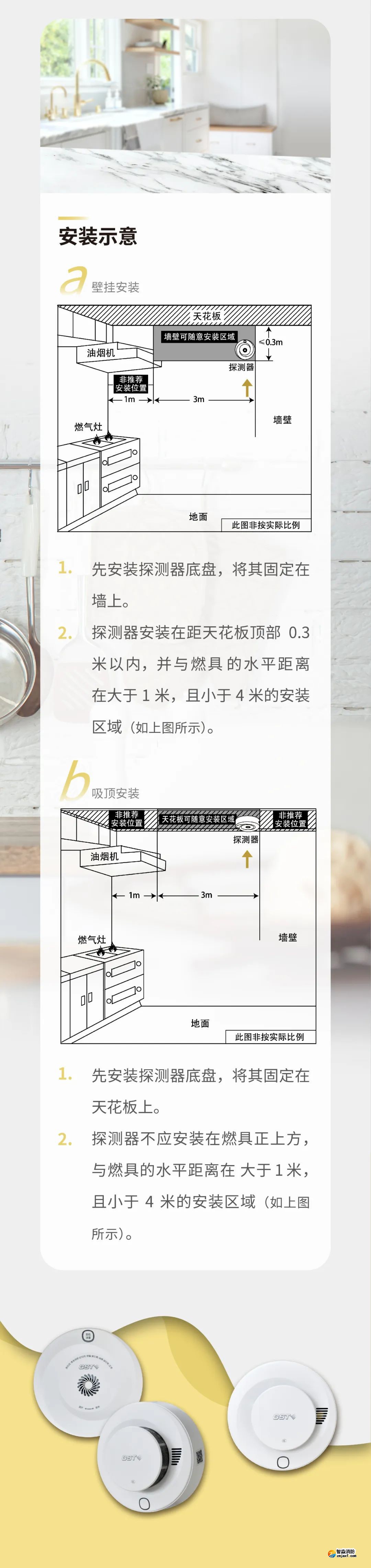 山西海湾JT-230-AG-NB-CN家用可燃气体探测器参数特点